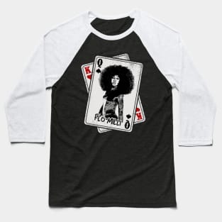 Retro Flo Milli Rapper Card Style Baseball T-Shirt